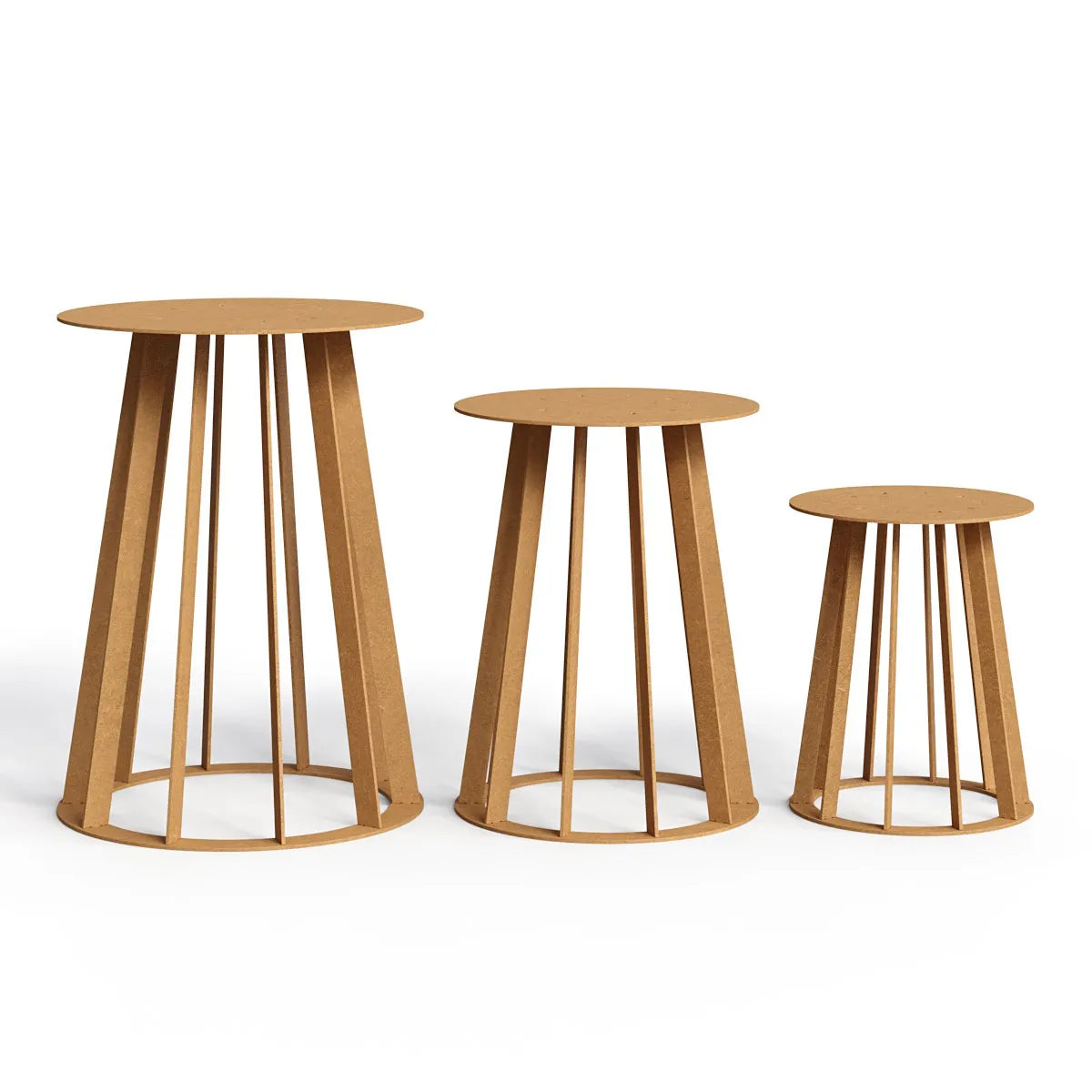 Trio de Mesa Ripada