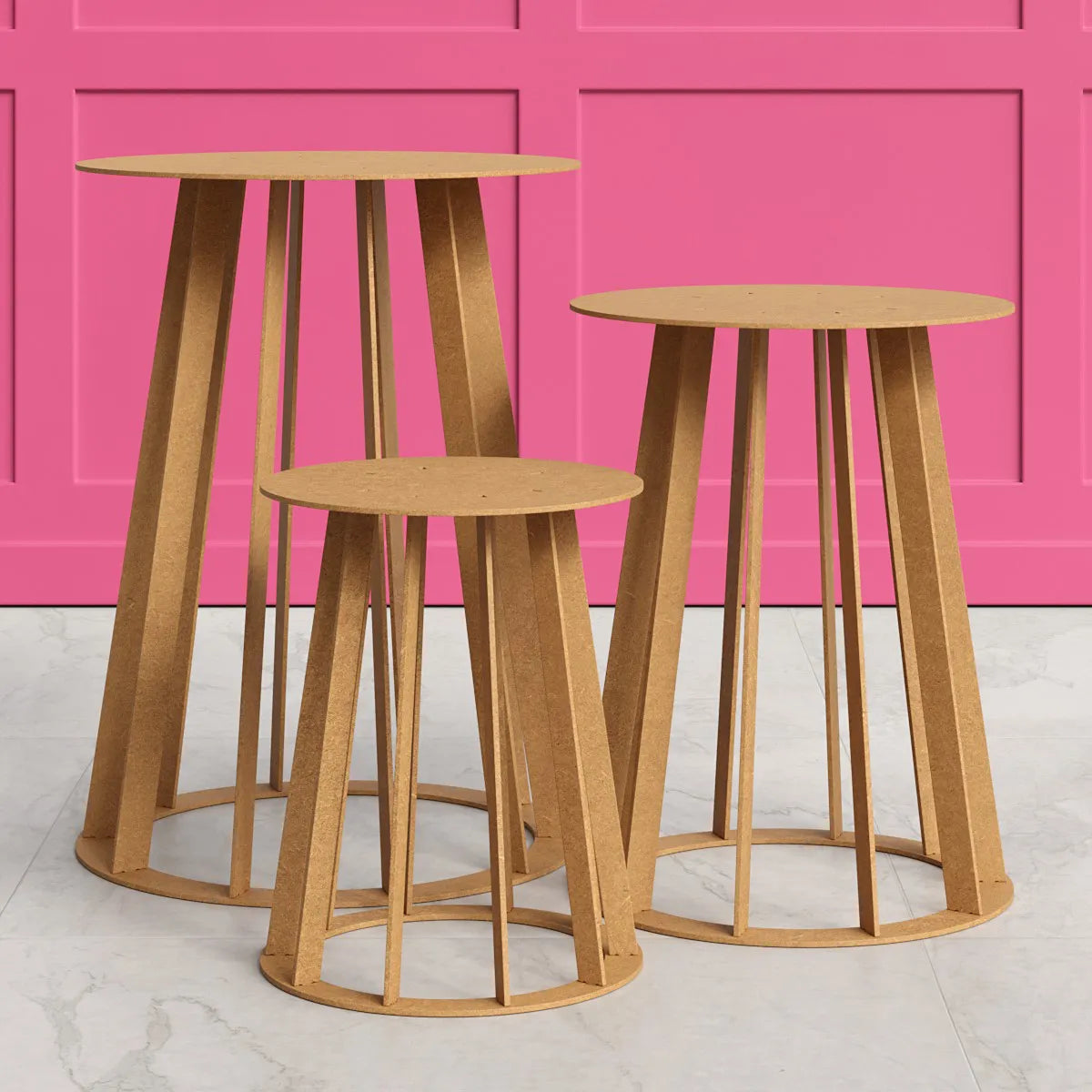 Trio de Mesa Ripada