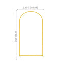 Premium Iron Wedding Arch,Stable & Protective Design,3 Size,Balloon Arch For Wedding Birthday Party Holiday Decoration, Event Metal Arch For Wedding Backdrop