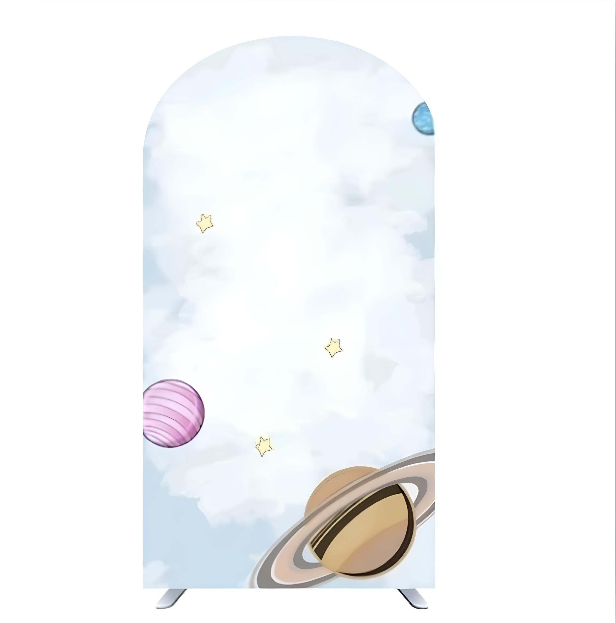 Painel lateral veste-fácil romano Astronauta-planetas