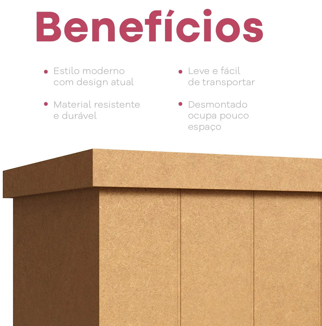 Trio de mesa ripada