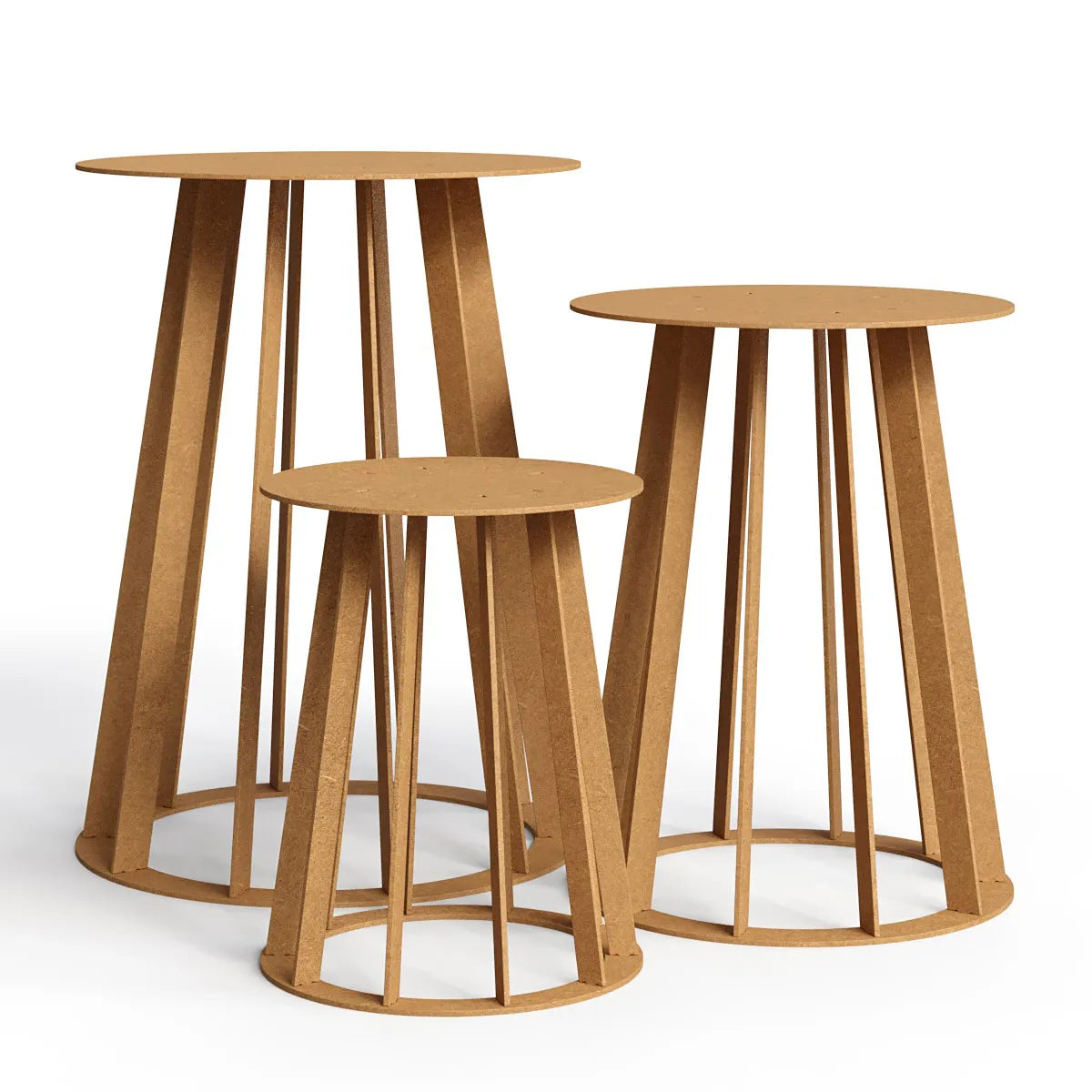 Trio de Mesa Ripada