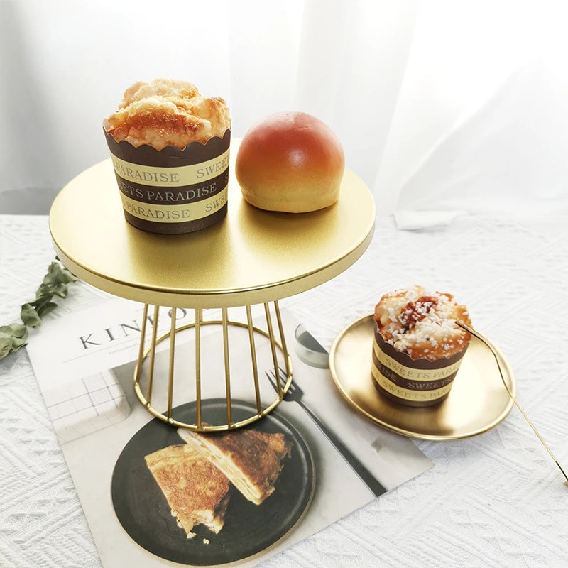 20/25cm Metal Cake Stand Dessert Rack Cupcake Display Stand Dessert Tray Pie Plates display rack for Bakeware Wedding Party