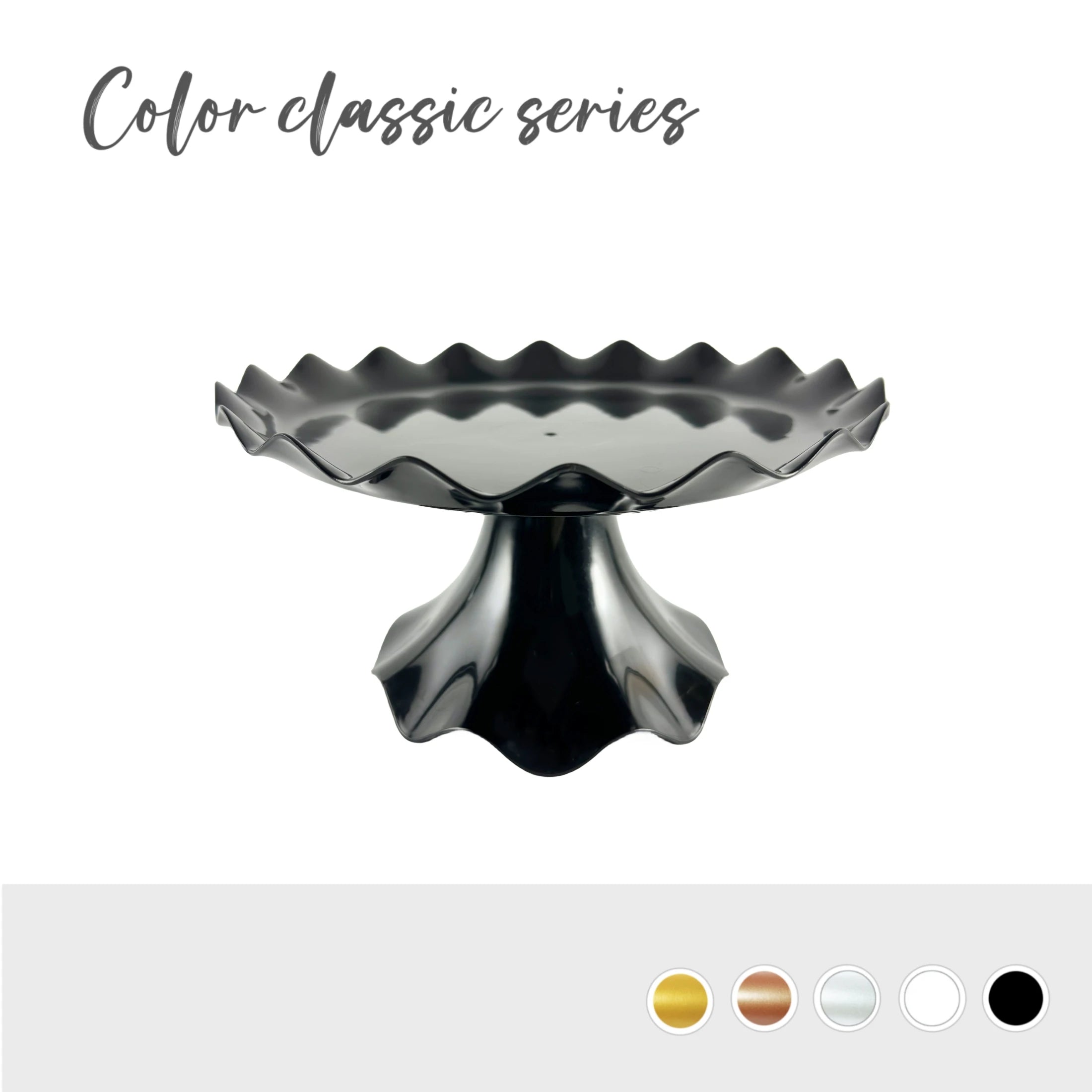 Colorful Round Cake Stand Cake Holder Dessert Stand plastic Plate For Wedding Birthday Party Decorations Cupcake Display