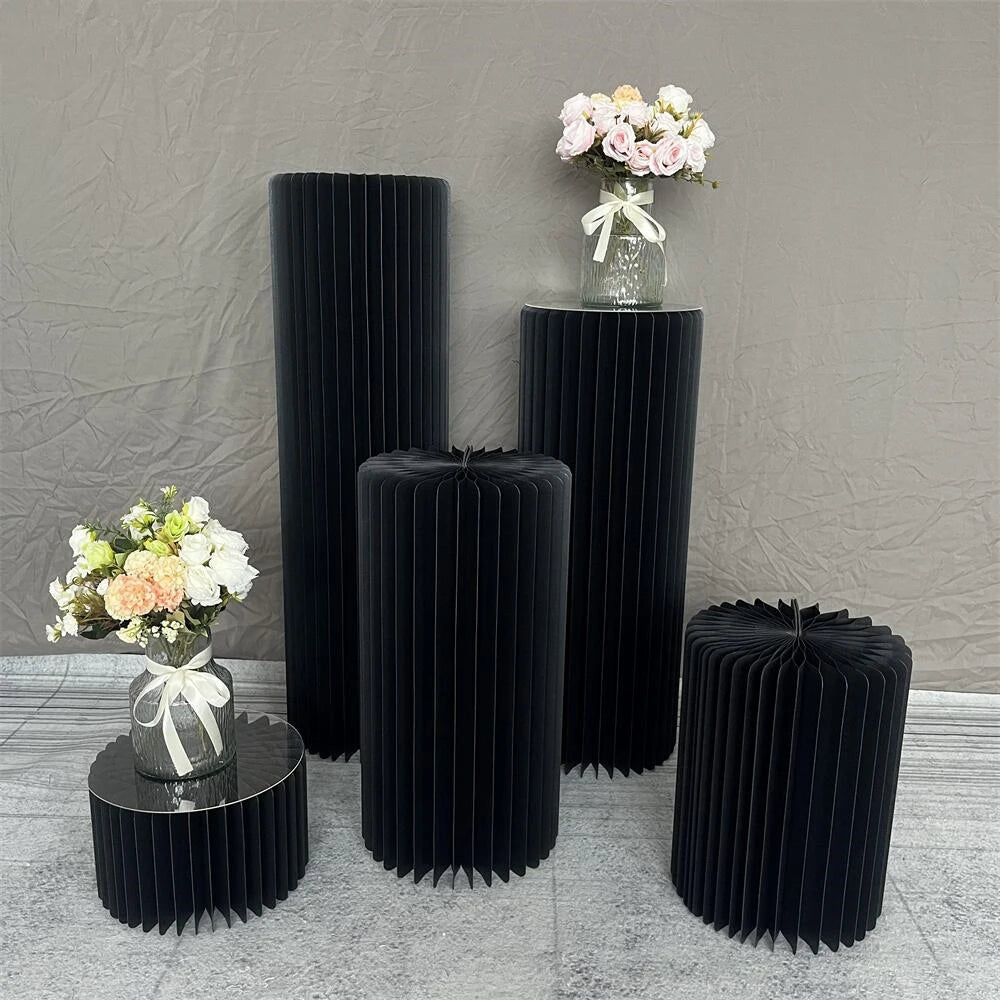 Mesa Cilíndrica de Papel Dobrável (P,M,G)
