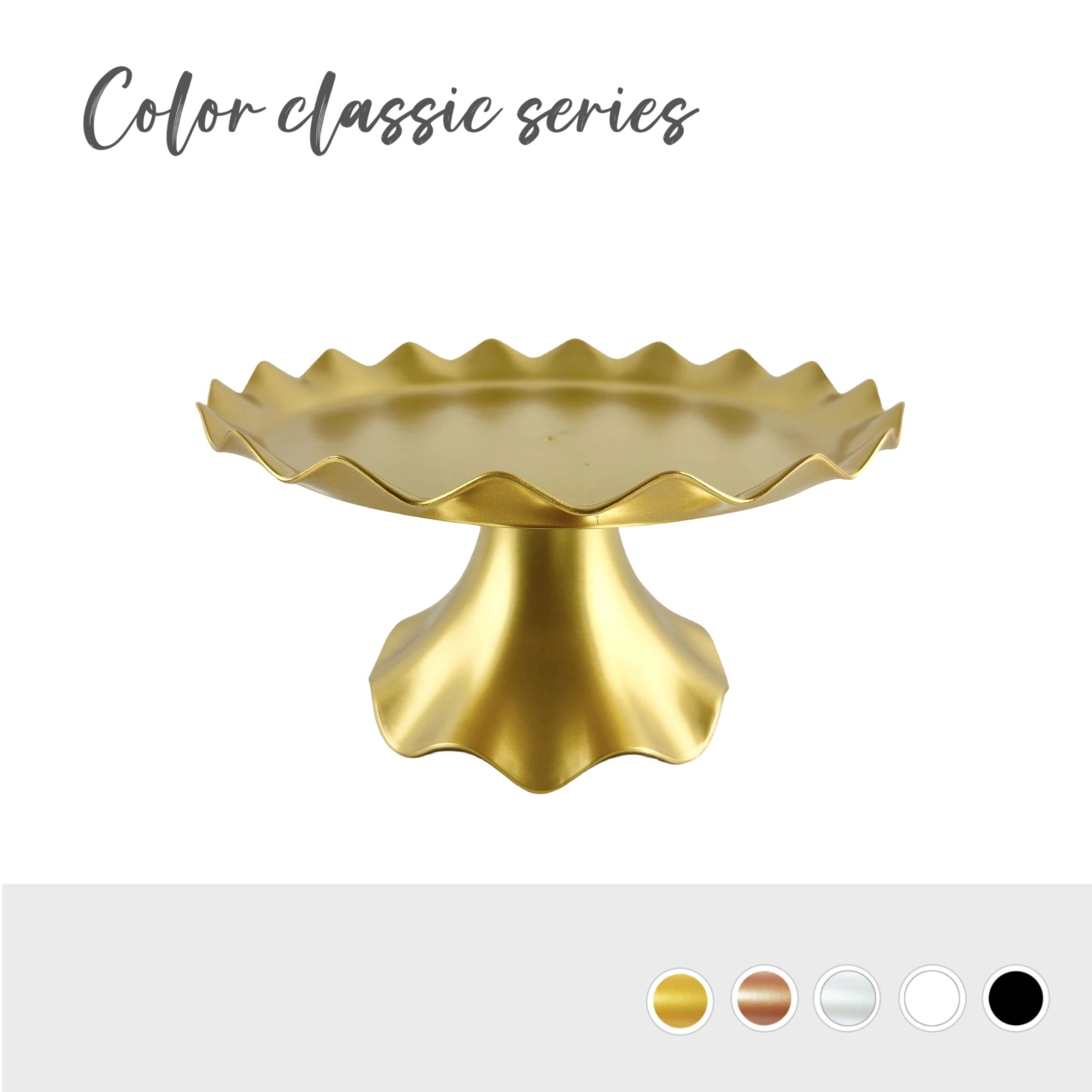 Colorful Round Cake Stand Cake Holder Dessert Stand plastic Plate For Wedding Birthday Party Decorations Cupcake Display