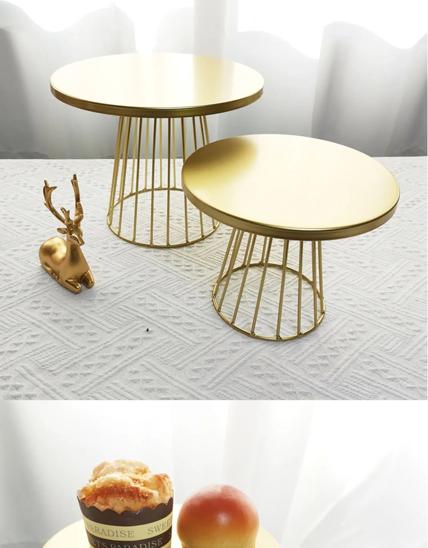 20/25cm Metal Cake Stand Dessert Rack Cupcake Display Stand Dessert Tray Pie Plates display rack for Bakeware Wedding Party