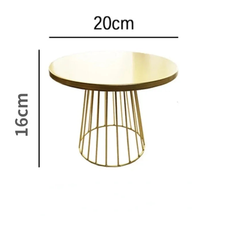 20/25cm Metal Cake Stand Dessert Rack Cupcake Display Stand Dessert Tray Pie Plates display rack for Bakeware Wedding Party