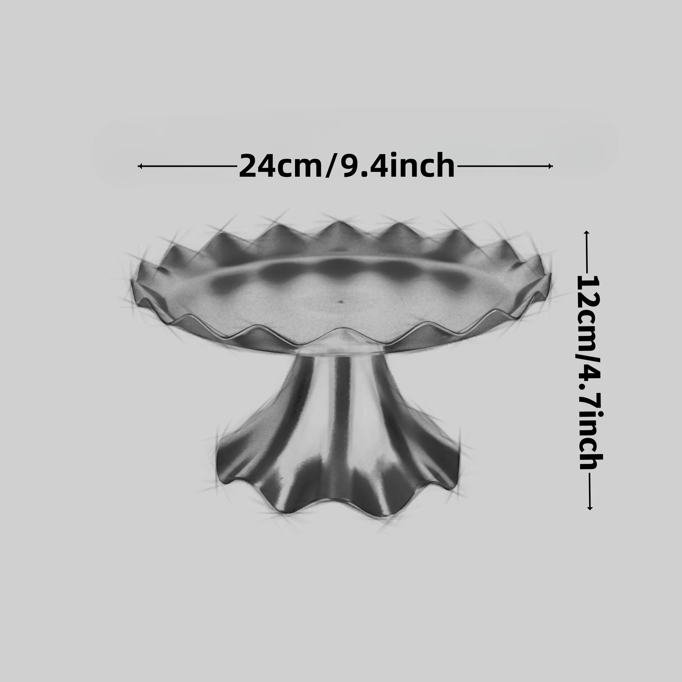 one piece plastic decorative Cupcake Stand Cake Display:Dessert Holder Cookie Pedestal Stands Plastic Trays for Desserts Plate