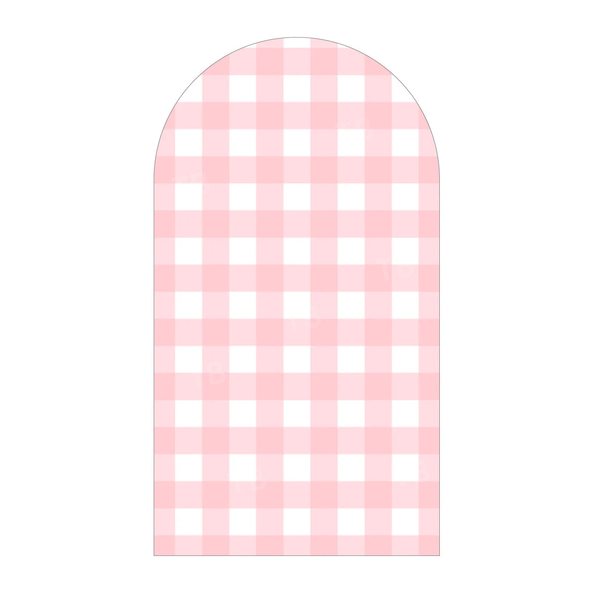 Painel Lateral Veste-Fácil Xadrez Rosa e Branco
