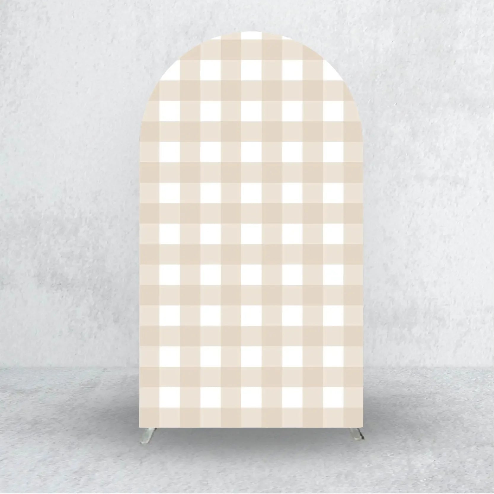 Painel Lateral Veste-Fácil Xadrez Amarelo e Branco