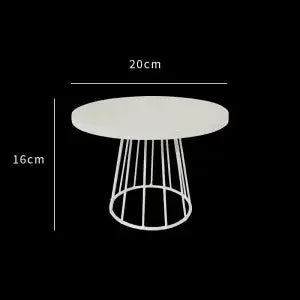 20/25cm Metal Cake Stand Dessert Rack Cupcake Display Stand Dessert Tray Pie Plates display rack for Bakeware Wedding Party