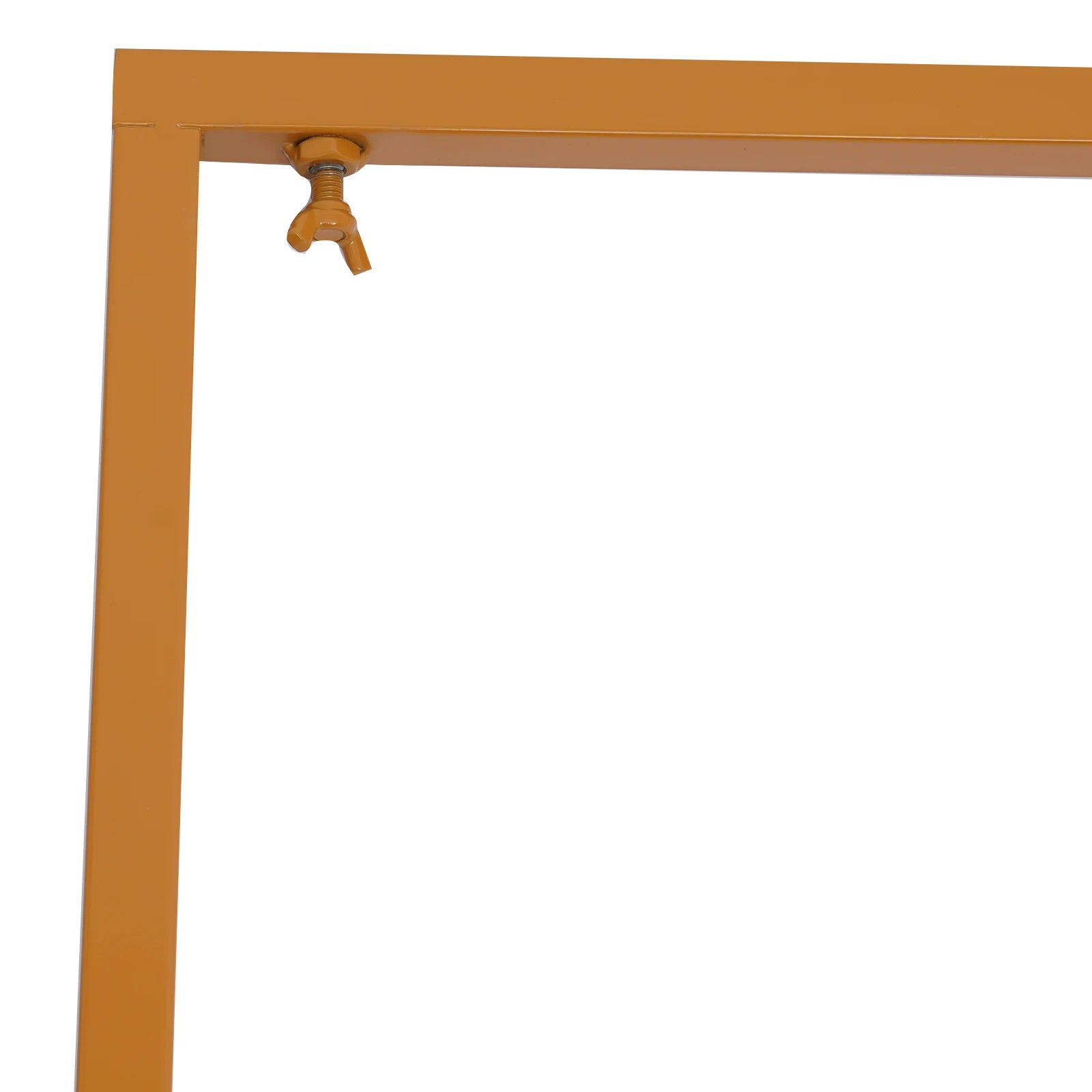 Metal Wedding Archway Backdrop Stand Galvanized Iron Free Standing Gold Durable Sturdy Easy Assemble Reusable