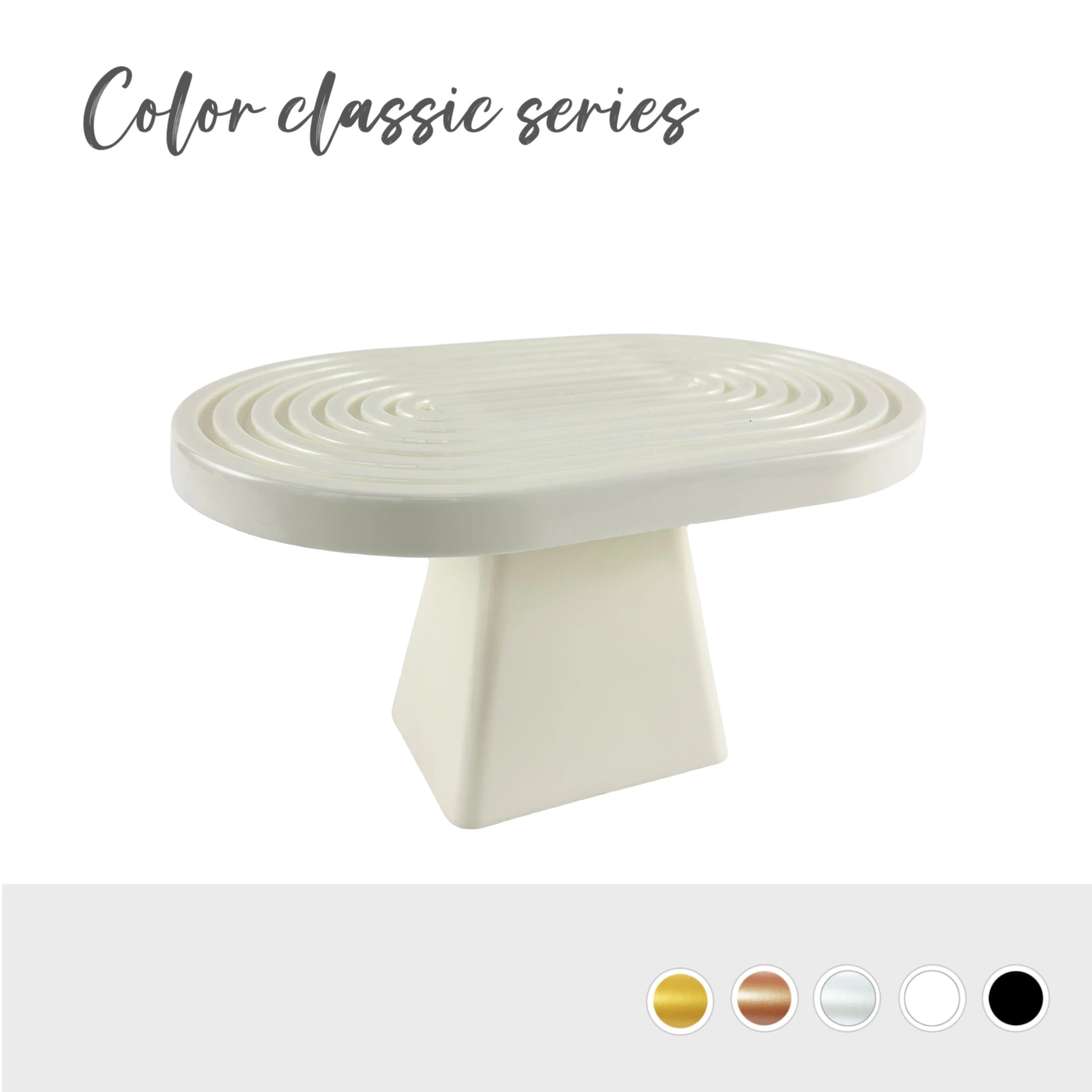 one piece Cake pedestal Stand and Cupcake Stands Holder Fruits Dessert Display Plate for Baby Shower Wedding Birthday Party Cele